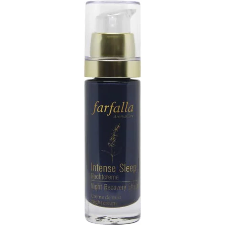 farfalla Intense Sleep Nachtcreme Night Recovery Effect - 30ml - Anti-Aging & Hautregeneration - Bio-Lavendel & Hanföl - 100% zertifizierte Naturkosmetik – Bild 2