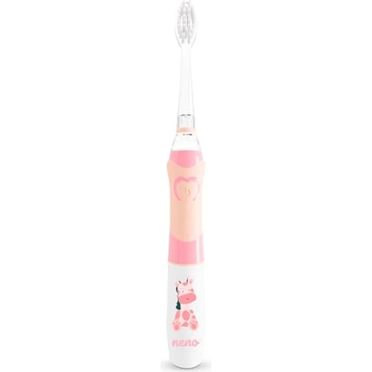 Xblitz Neno Fratelli Rosa Elektrische Zahnbürste für Kinder mit LED-Lichtern und Timer – Bild 3