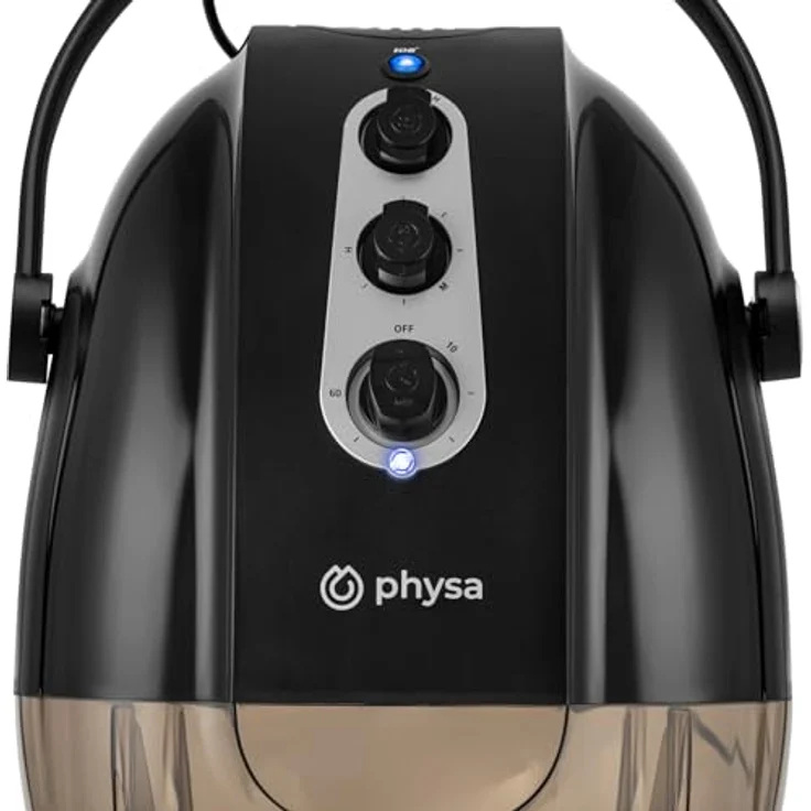 Physa Haartrockner PHY-HD_03, Wandmontage Trockenhaube mit Ionenfunktion, 1000 W, schwarz, einstellbarer Timer bis 60 min – Bild 2