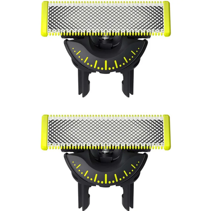 Philips QP420/50 OneBlade 360, 2er Pack Ersatzklingen für OneBlade & OneBlade Pro-Modelle, in alle Richtungen schwenkbar