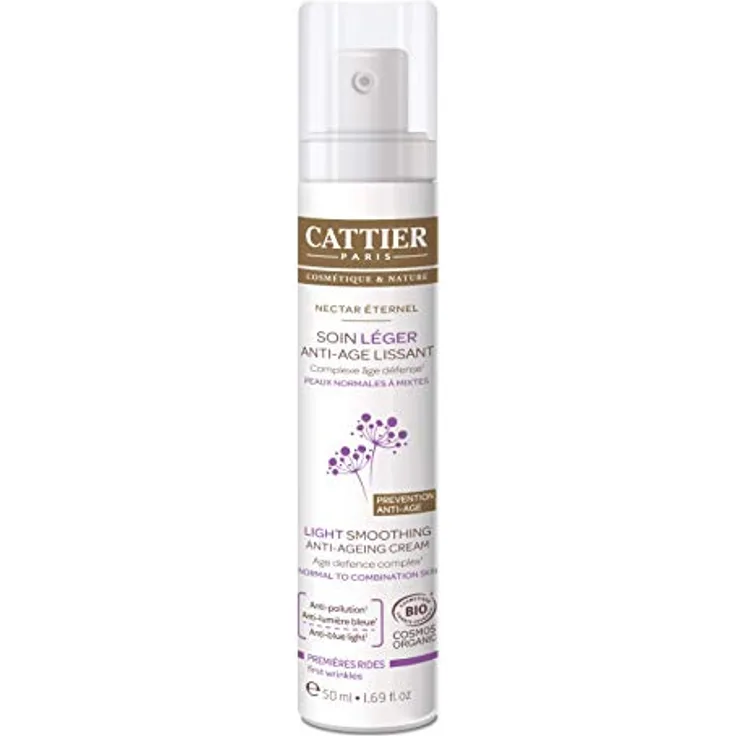 CATTIER Cattier antiedad textura ligera 50ml, feuchtigkeitsspendende Gesichtscreme mit langer Haltbarkeit und angenehmer Textur