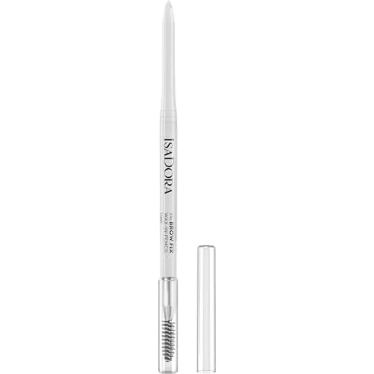 Isadora Brow Fix Wax-In-Pencil (Clear, 25 g) - Formt und fixiert mit flexiblem Halt, wisch- und wasserfest, vegan