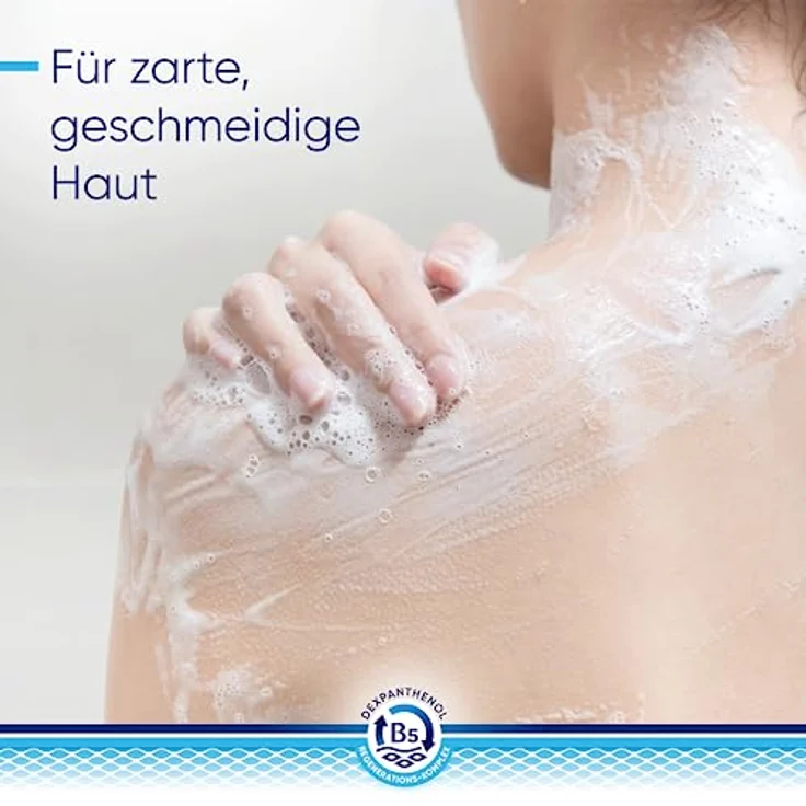 Bepanthol Derma mildes Körperwaschgel, 200 ml, seifenfreies Gel für empfindliche und trockene Haut – Bild 4