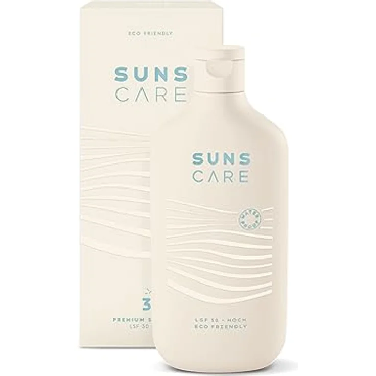 SUNS THIRTY WATERPROOF | Premium Sonnencreme LSF 30 | wasserfest | vegan | ohne Mikroplastik | Sport-Sonnencreme | Gesicht und Körper | nicht fettend | 180ml (Sea Salt) – Bild 2