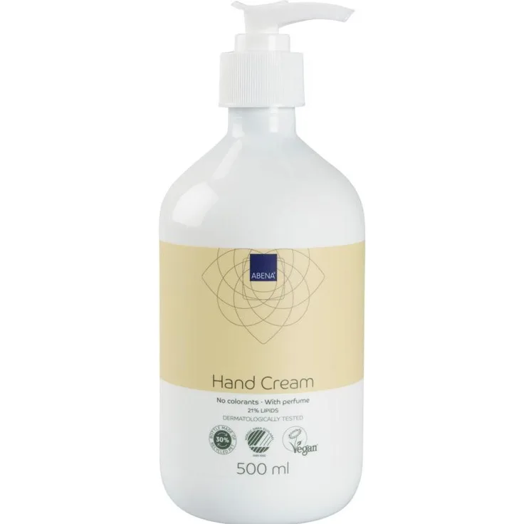Abena, Skincare Handlotion, feuchtigkeitsspendende Handcreme für alle Hauttypen, 500 ml