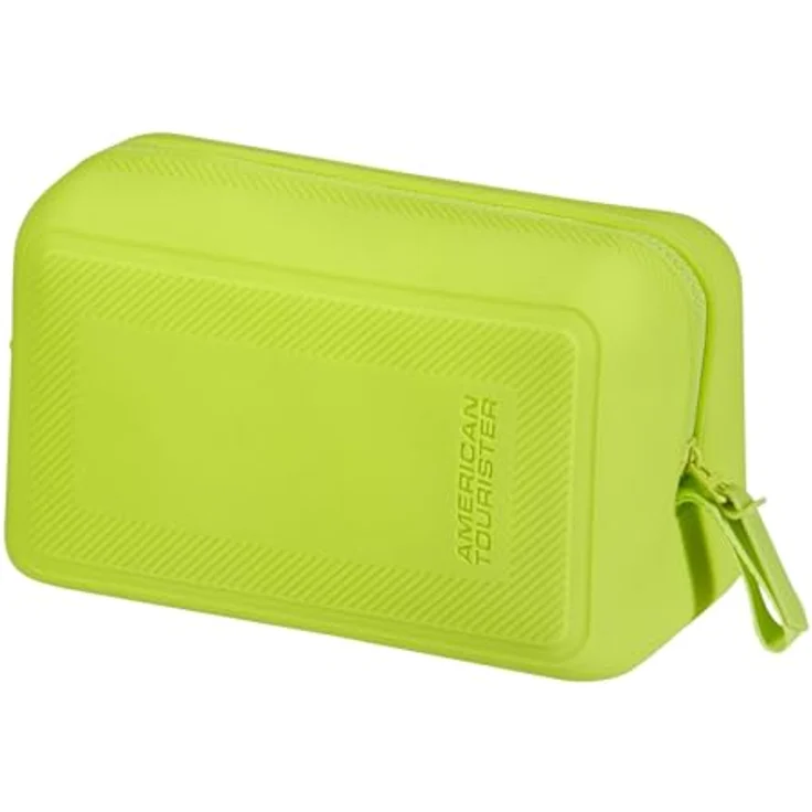 American Tourister URBAN GROOVE UG27 Washbag Pop, Kosmetiktasche aus hochwertigem Silikon, grün, 4,5 l Volumen, mit herausnehmbarer Inneneinteilung – Bild 3