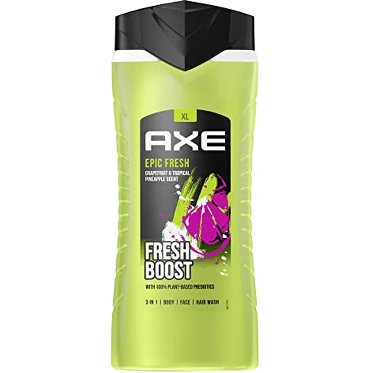 Axe Duschgel Epic Fresh 12h unschlagbarer Duft 400 ML, frisches Gefühl den ganzen Tag