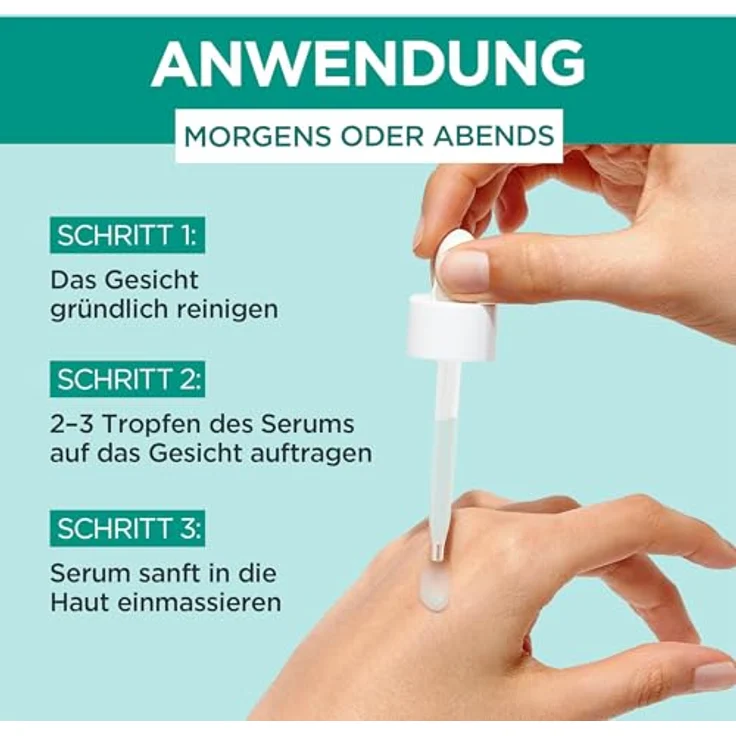 GARNIER SkinActive Hyaluron Aloe Serum Aloe Gesichtsserum 30 ml – Bild 5