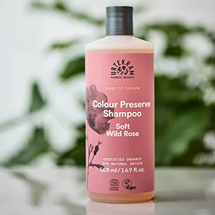 Urtekram - Für gefärbtes Haar - Soft Wild Rose - 500 ml, Vegan, Biologisch, Natürlichen Ursprungs – Bild 2