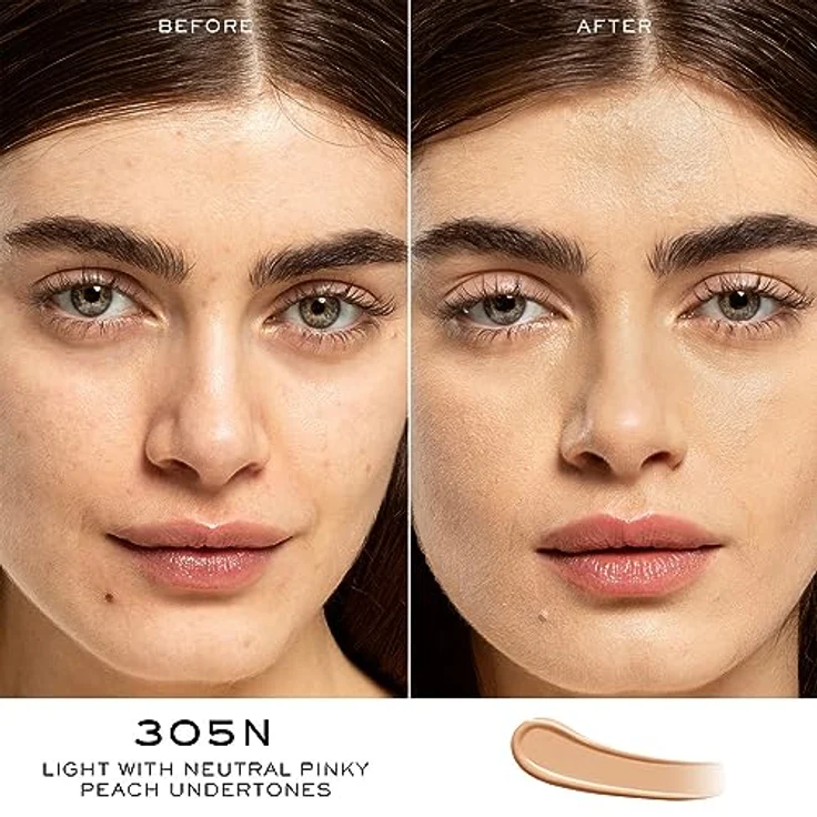 Lancôme Teint Idole Ultra Wear Care & Glow Concealer Serum, flüssig, 305N, 13 ml, Mittlere Abdeckung mit gesundem Finish, 24h Feuchtigkeit – Bild 2