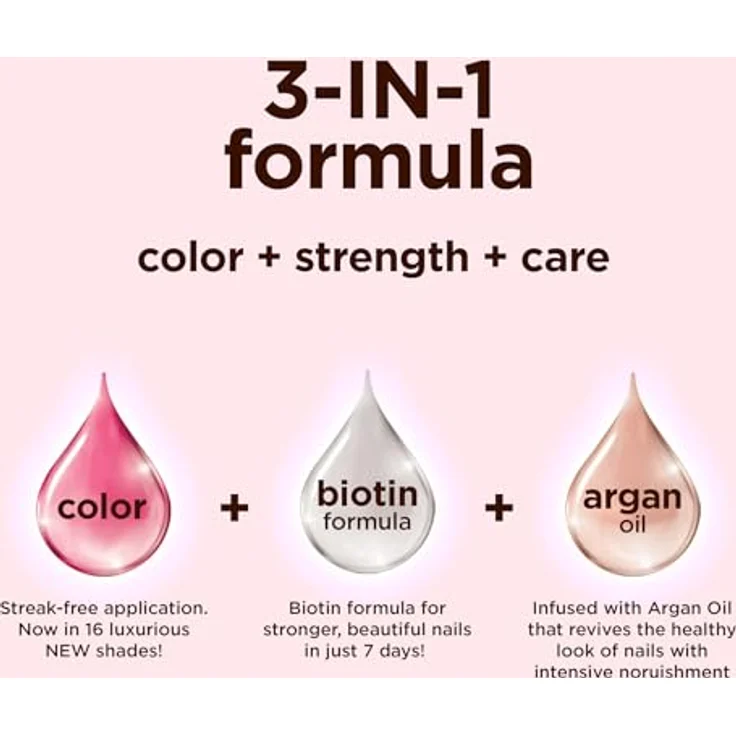 Sally Hansen Color Therapy Argan Oil Formula 370 Unwined 14,7 ml, Farbton: Rot – Bild 5