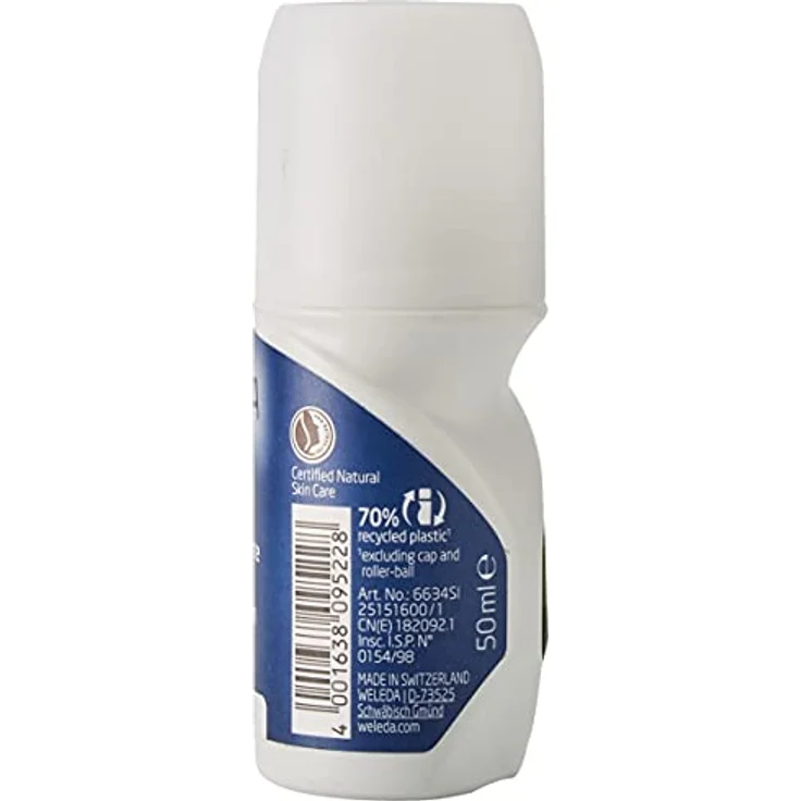 Weleda For Men Deo Roll-on, 50 ml, ohne Aluminiumsalze, 24 Stunden Wirksamkeit, raffinierter, frischer Duft – Bild 2