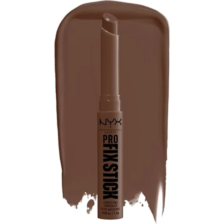 NYX Professional Makeup Pro Fix Stick Concealer, 1,6 g, Farbe WALNUT, ideal zum Abdecken von Unreinheiten und für einen makellosen Teint – Bild 1
