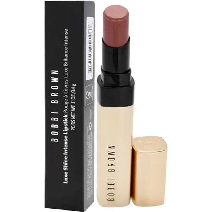 BOBBI BROWN Luxe Shine Intense Lipstick 01 Bare Truth, Lippenstift mit Dimensional Shine Magnifier Complex und feuchtigkeitsspendender Formel, 2,3 g – Bild 4