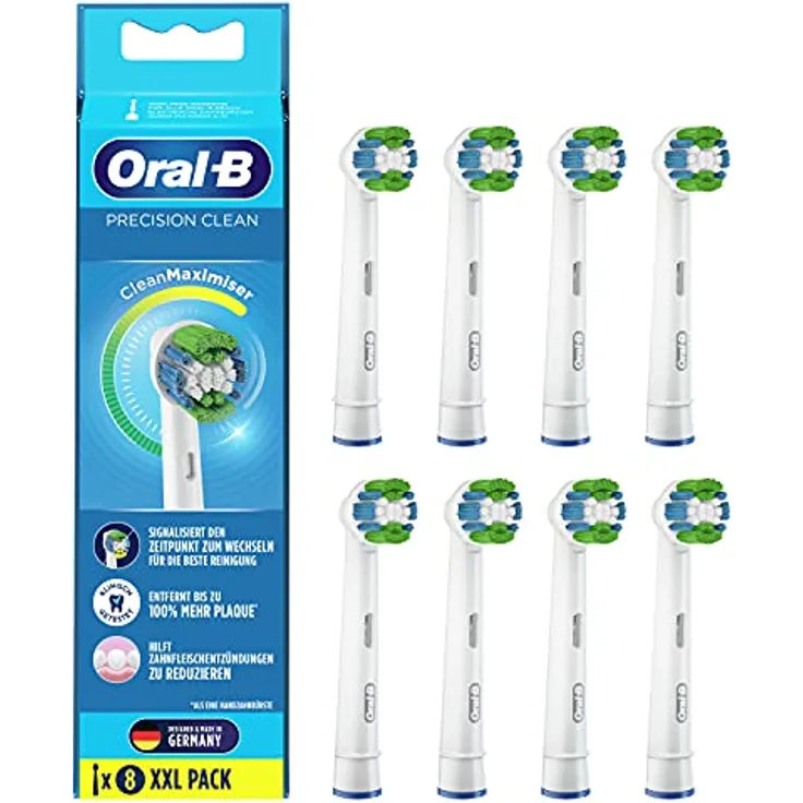 Oral-B Precision Clean CleanMaximiser 8er Aufsteckbürste, weiß