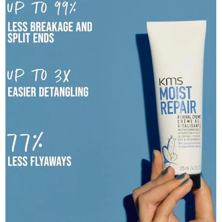 KMS MoistRepair Revival Creme, 125 ml, mit upgecycelter Kaktusfeige, vegane Formel – Bild 3