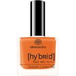 alessandro Hybrid Lack California Dreams - SUNSET LOVER - In nur 3 Schritten - perfekte Nägel ohne LED -bis zu 10 Tagen halt! 8 ml