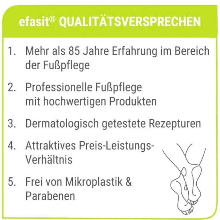 efasit Extreme Fuß Deo, 150 ml - 48h Trocken Wirkung, Antitranspirant für die Füße, hält die Füße trocken und reduziert den Fußgeruch – Bild 5