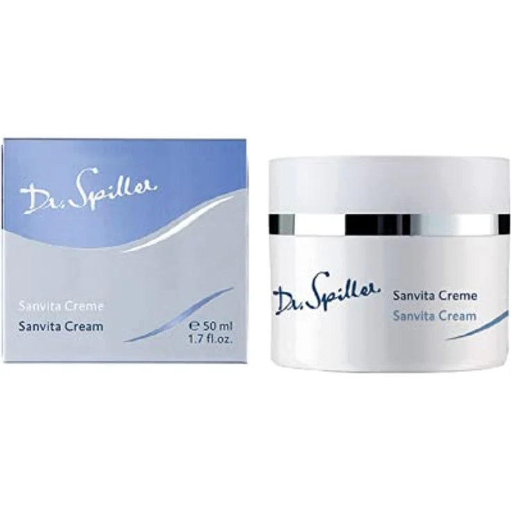 Dr. Spiller Sanvita Creme 50 ml, 24-Stunden-Pflege mit Ginseng und Grünem Tee für beruhigte und revitalisierte Haut – Bild 3