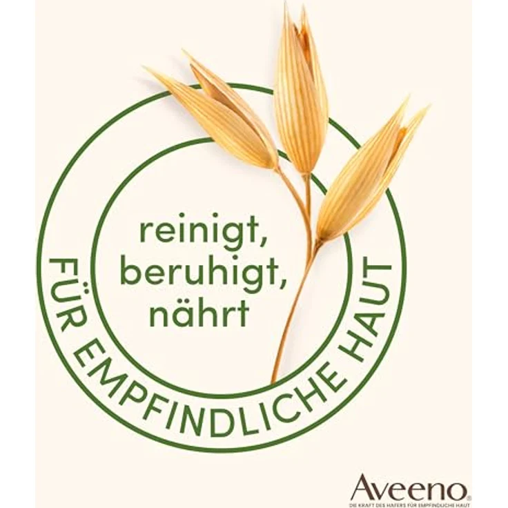 Aveeno Daily Moisturising seifenfreies Duschgel (500ml) für normale bis trockene Haut mit Hafer - vegane Pflegedusche – Bild 4