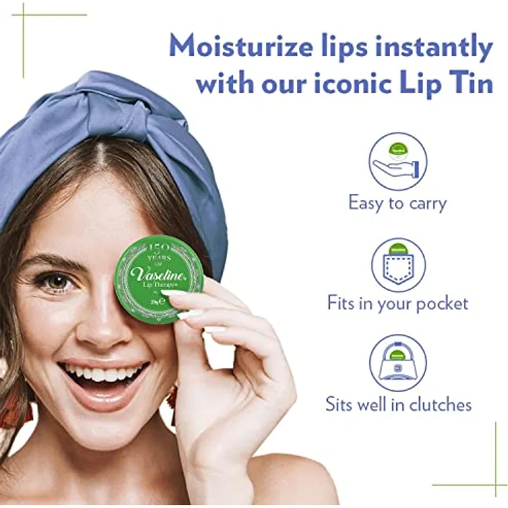 Vaseline Lip Therapy Aloe, Lippenpflege zur Feuchtigkeitspflege, 20 g – Bild 4