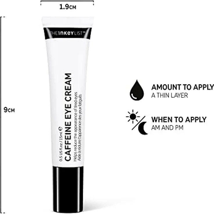 The INKEY List Caffeine Eye Cream hilft Augenringen und müden Augen 15 ml – Bild 3