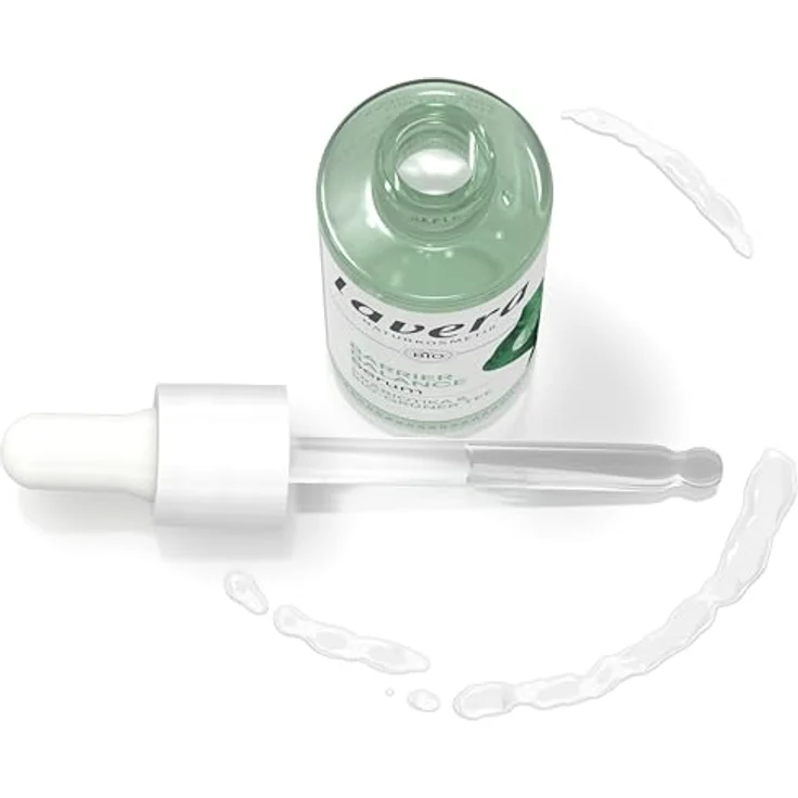 lavera Barrier Balance Serum - ohne Alkohol - ohne Parfüm - feuchtigkeitsspendend - stärkt Hautbarierre - Präbiotika - vegan - Naturkosmetik - 30 ml – Bild 2