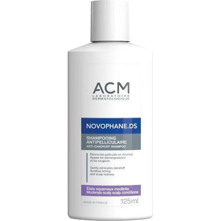 ACM Novophane DS, Anti-Schuppen Shampoo zur Kopfhautpflege, 125 ml – Bild 1