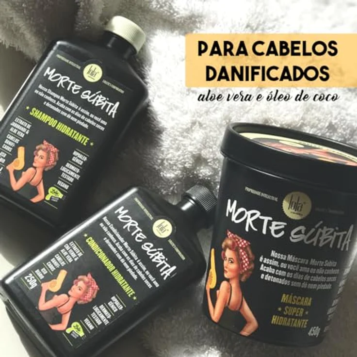 Lola Cosmetics MORTE SÚBITA, Festes Shampoo mit Tiefenreinigung und Revitalisierung, Unisex, 100 g, für alle Haartypen – Bild 2