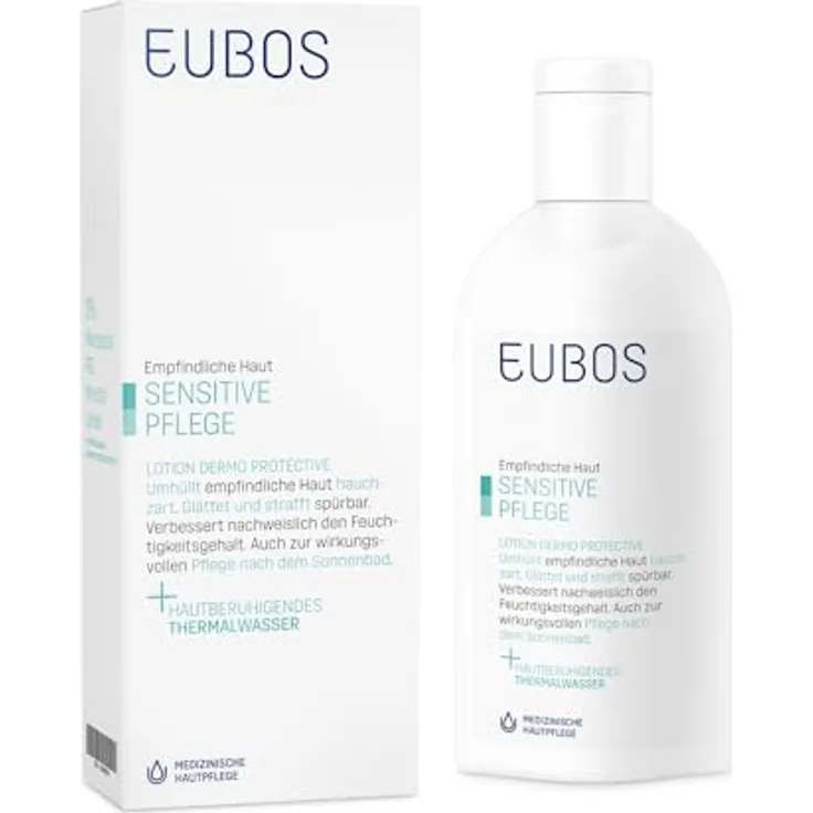 Eubos Sensitive Pflege Dermo Protective Intensive Körperlotion, 200ml, für normale bis trockene Haut, glattere & weichere Haut