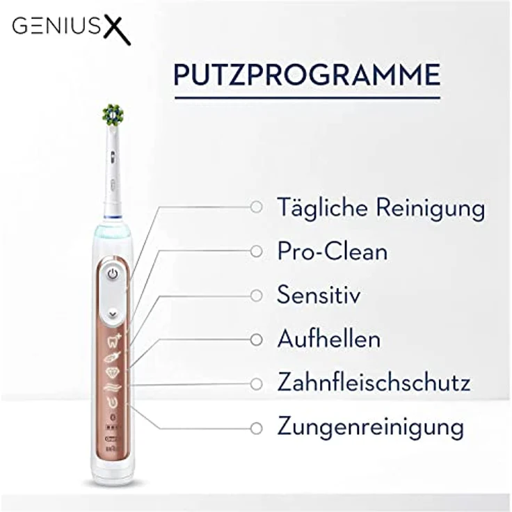 Oral-B Oral-B Genius X Elektrische Zahnbürste, roségold – Bild 7