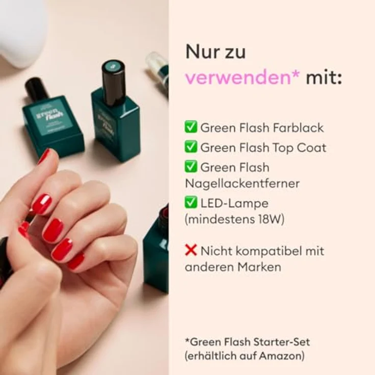Manucurist Green Flash™ Vitamin Base Coat, patentierte Base Coat für UV Nagellack, stärkt und schützt die Nägel, 73,5% biobasiert, vegan, HEMA-free – Bild 5