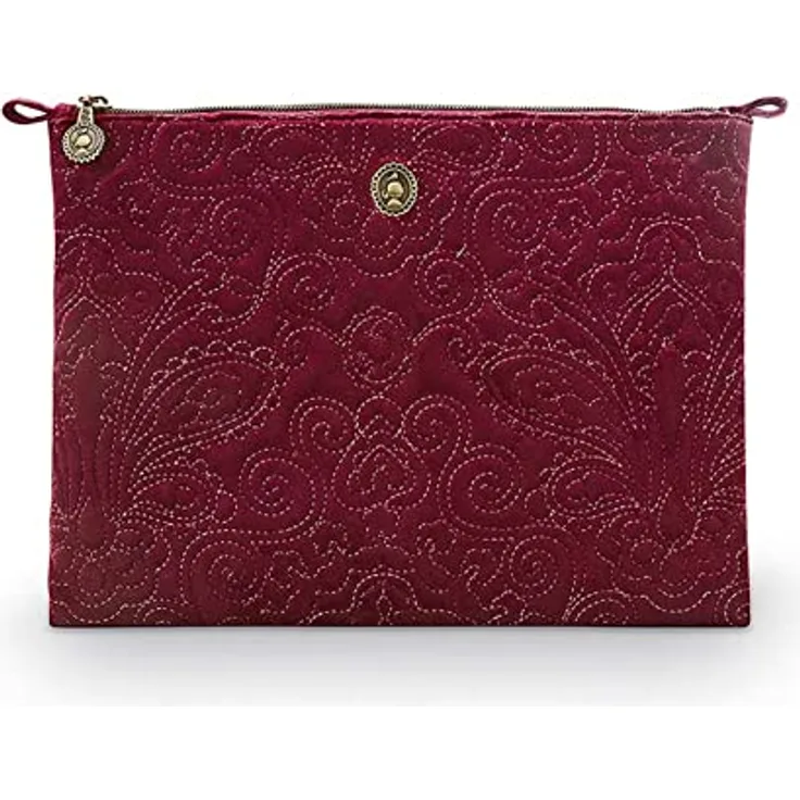 Pip Studio Kosmetiktasche Gross | Red - 30 x 22 x 1