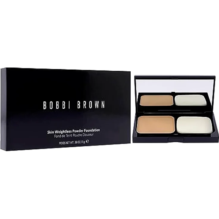 Bobbi Brown Skin Weightless Powder Foundation, Puder-Make-up für Damen, Farbton Natural N-052, 11 g, vereint Hautton und deckt Hautmakel ab – Bild 3