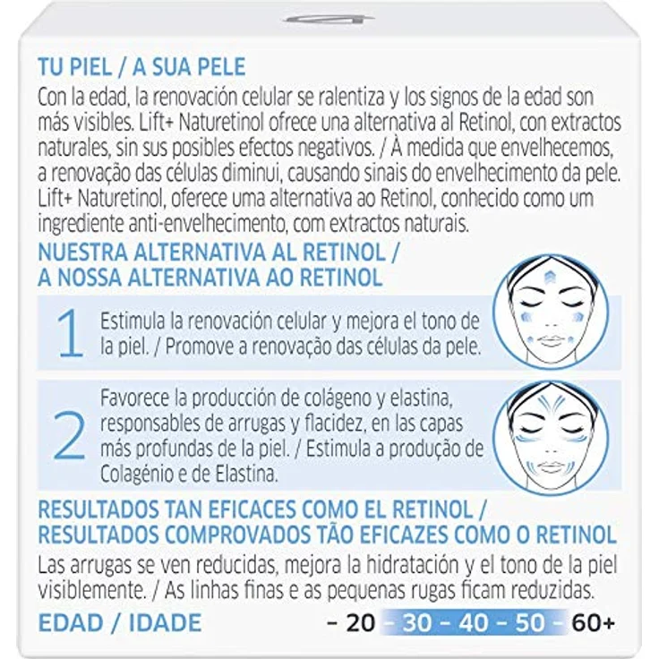 Diadermine - Lift + Crema de Día Naturetinol - 50ml - Reduce arrugas, reafirma e hidrata la piel - Nuestra alternativa al Retinol - 95% ingredientes origen natural - Crema facial antiedad con extracto de algas marinas – Bild 3