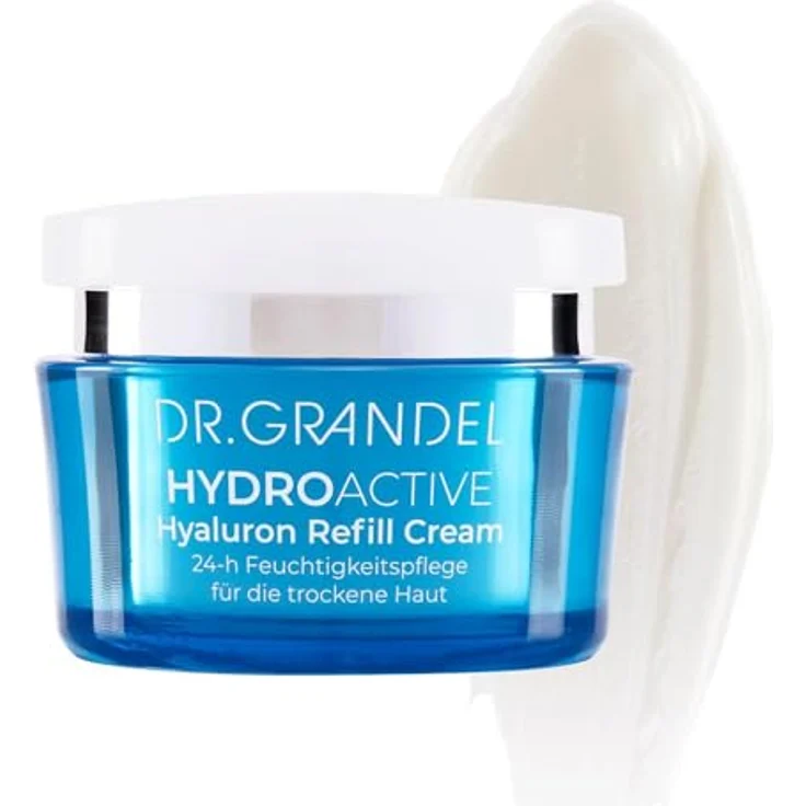 Dr. Grandel Hydro Active - Hyaluron Refill Cream 50 ml mit pflegender Wirkung – Bild 3
