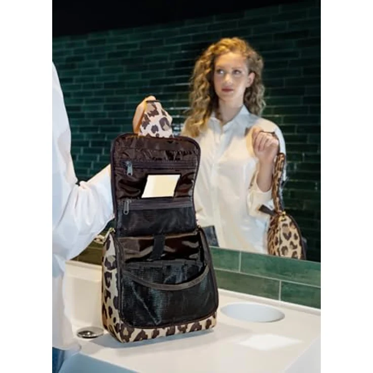 REISENTHEL® Kulturbeutel toiletbag S Kosmetiktasche Waschtasche 3 Liter, inklusive Spiegel, in verschiedenen Farben – Bild 6
