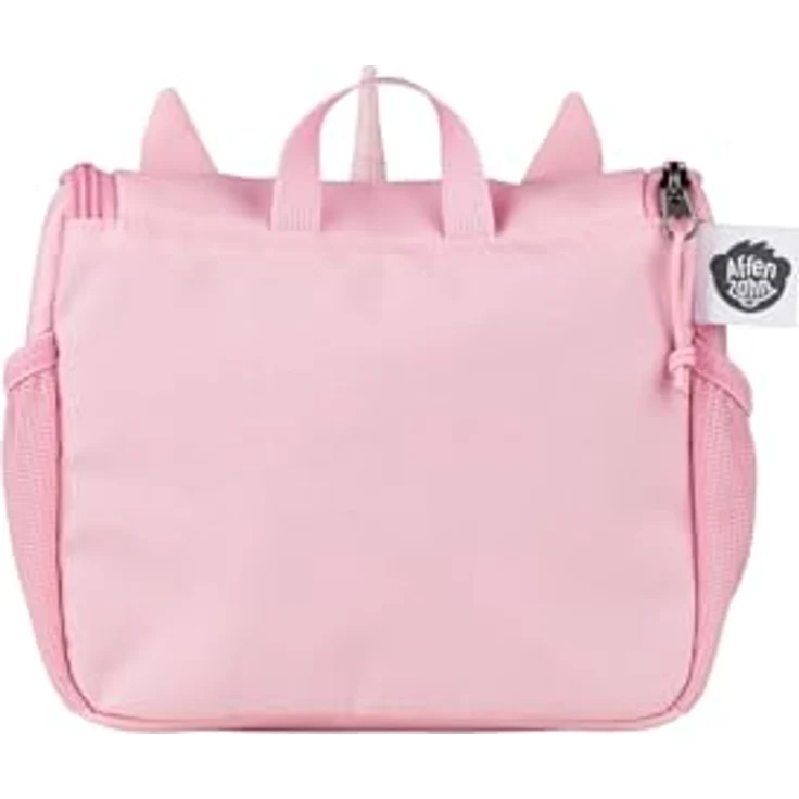Affenzahn Necessaire Toilettentasche, Pink, 2 l mit gestickten Details, kleinem Haken und recyceltem Material – Bild 5