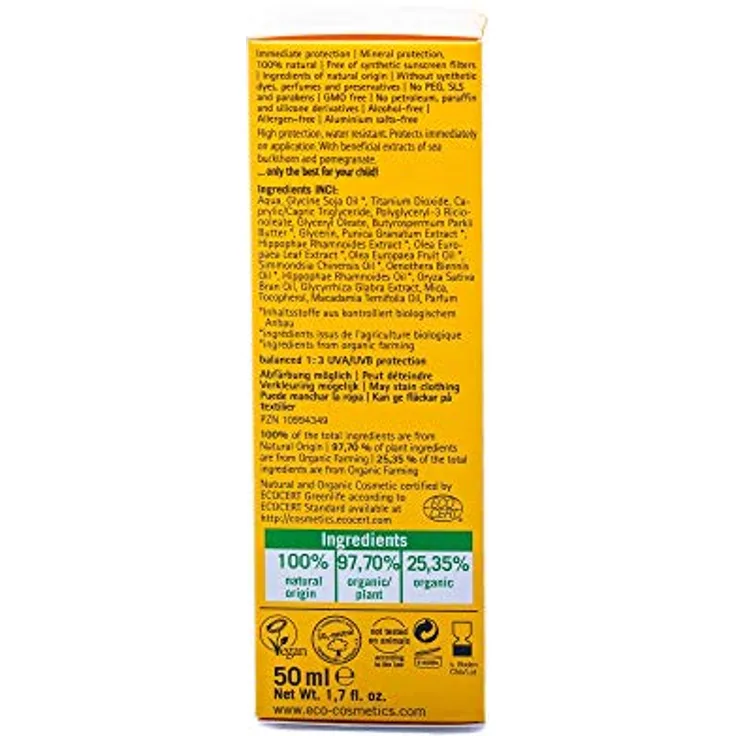 Eco Cosmetics Baby & Kids Sonnencreme LSF45 50 ml