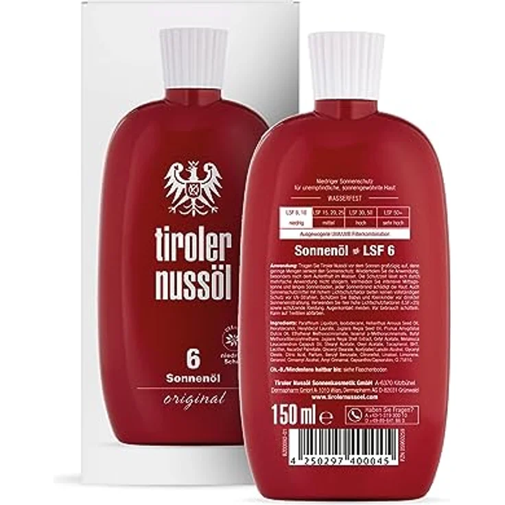 Tiroler Nussöl Original Sonnenöl LSF6 150 ml – Bild 6