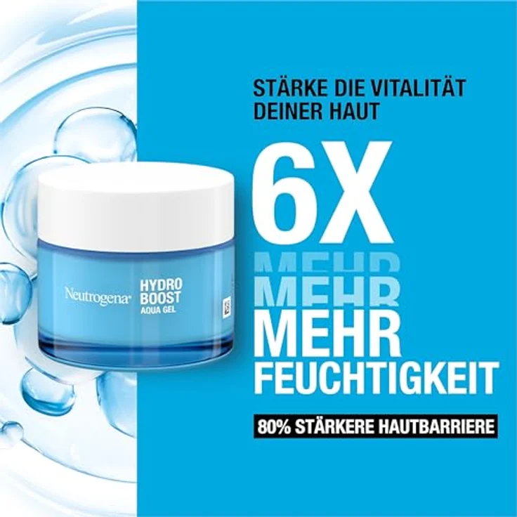 Neutrogena Hydro Boost Aqua gel 50 ml, feuchtigkeitsspendende Wirkung – Bild 2