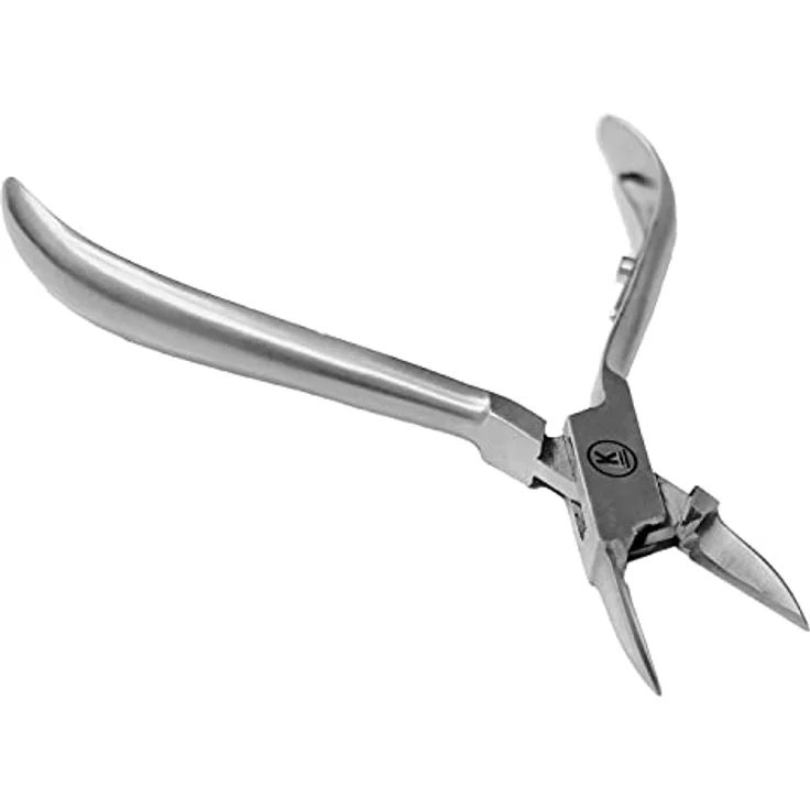 K-Pro Nagelzange Fußpflege, Edelstahl Eckenzange für eingewachsene Nägel, 12 cm, spitz & schmal, Profi-Qualität für Damen, Herren, Senioren und Diabetiker – Bild 4
