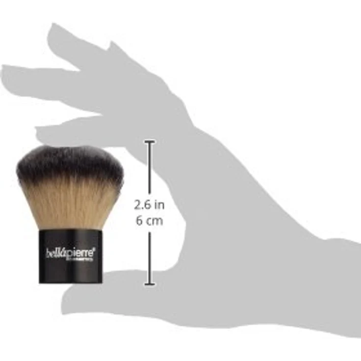 Bellápierre Cosmetics Extra Soft Kabuki Brush, Puderpinsel für mineralhaltige Foundation, synthetisches Haar, 1 ct – Bild 2