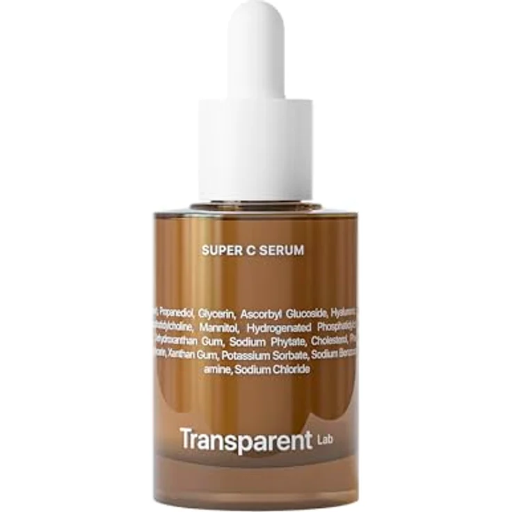 Transparent Lab Super C Serum, Anti-Aging Gesichtsserum mit Vitamin C, Hyaluronsäure und Ellagsäure, 30 ml – Bild 1
