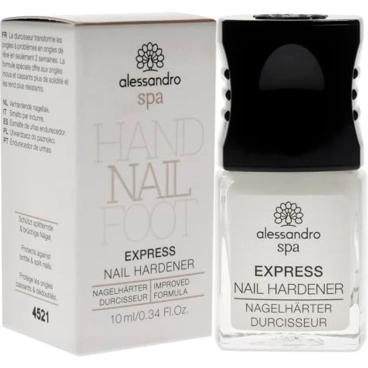 Alessandro Spa Express Nail Hardener 10 ml Transparent, Nagelhärter, stärkend – Bild 3