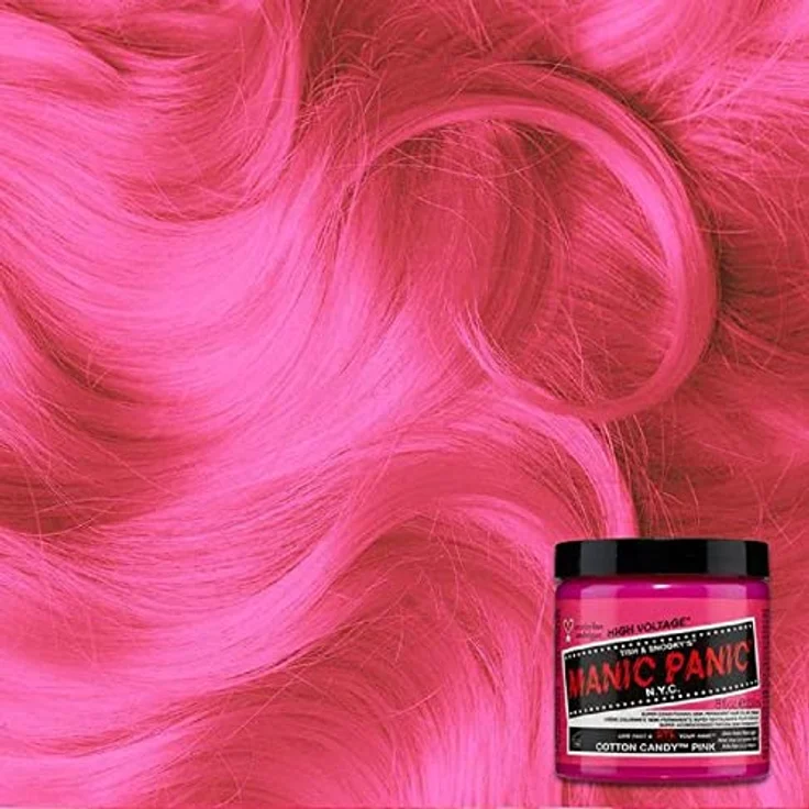 MANIC PANIC Cotton Candy Pink, Haarfarbe High Voltage Classic, 227 ml – Bild 4