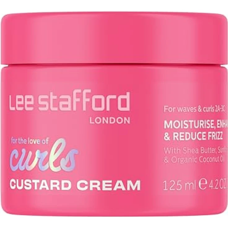 Lee Stafford For The Love Of Curls Custard Cream, Stylingcreme für definierte Wellen, 125 ml, spendet Feuchtigkeit und zähmt widerspenstiges Haar – Bild 2