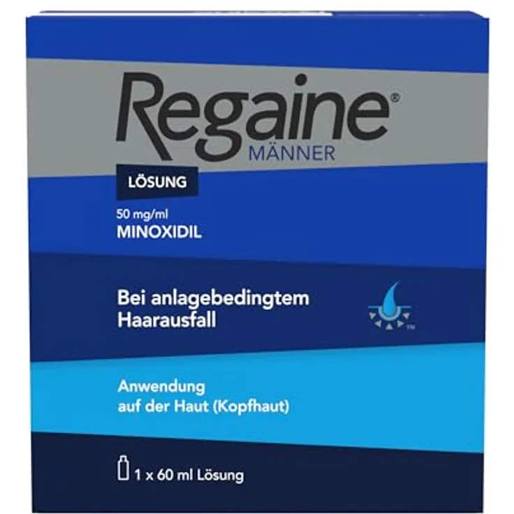 Regaine Männer Lösung: Mit 50 mg/ml Minoxidil (5%), 60 ml zur Behandlung erblich bedingtem Haarausfall