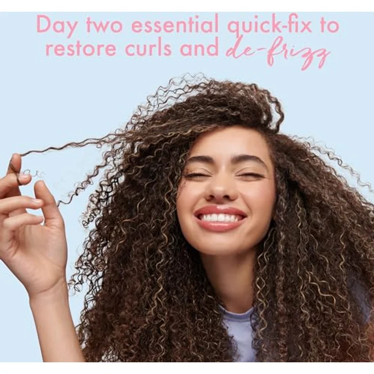 Umberto Giannini Thirsty Curls Anti-Frizz Transf. Cream, nicht fettende Haarcreme & Stylingcreme für Damen, 100 ml, Hitzeschutz bis 230°C, feuchtigkeitsspendend, mit Hyaluronsäure und schwarzem Haferextrakt – Bild 4