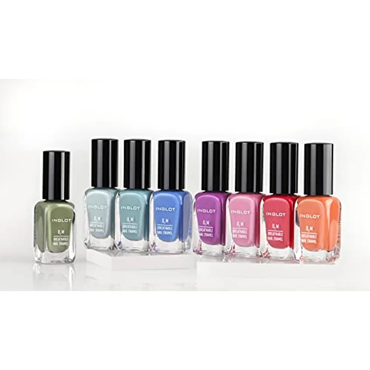 Inglot O2M Atmungsaktiver Nagellack, Luft-und Wasserdurchlässig, Hält den Nagel Langanhaltend in Optimalem Zustand, Perfekte Maniküre für Jeden Anlass, 11 ml : 601 – Bild 3